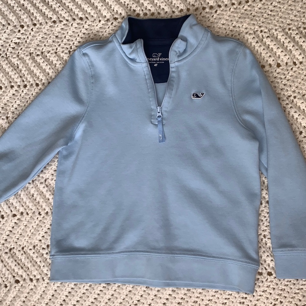Vineyard vines zip pull over